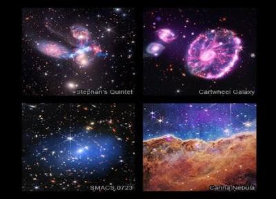 عکس ، تصاویر شگفت انگیز و حیرت آور تازه جیمز وب از کهکشان !