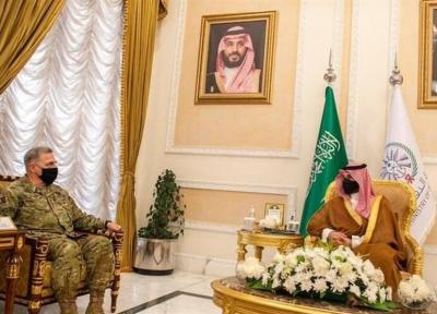 ملاقات معاون وزیر دفاع عربستان و رئیس ستاد مشترک ارتش آمریکا در ریاض
