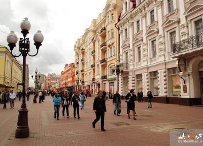خیابان آربات، از قدیمی ترین خیابان های مسکو