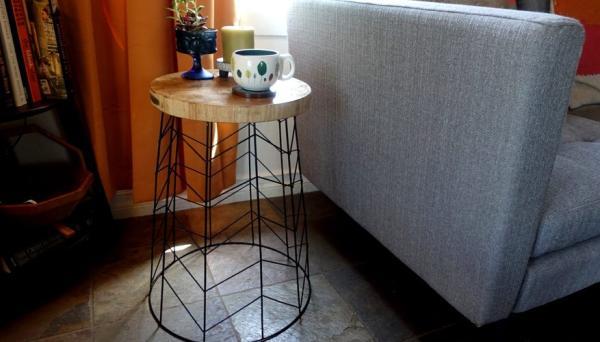 با وسایل ساده، میزی مدرن بسازید