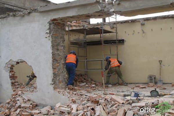 تخریب ساختمان، گودبرداری، خاکبرداری و در تهران