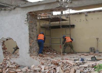 تخریب ساختمان، گودبرداری، خاکبرداری و در تهران